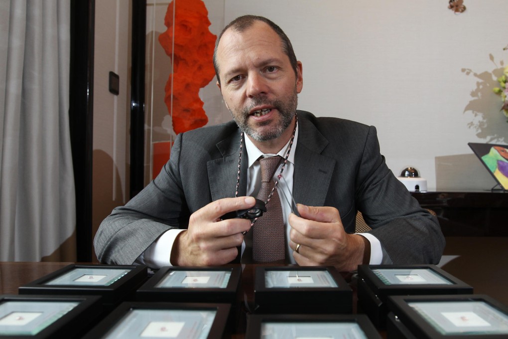 Jean-Marc Lieberherr says Rio Tinto will work with retailers such as Chow Tai Fook to develop jewellery collections. Photo: Edward Wong