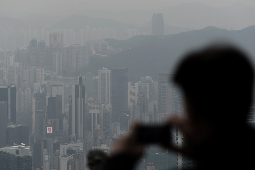 Toxic pollution over Hong Kong. Photo: AFP