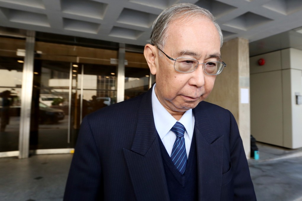 Rafael Hui leaves the High Court yesterday. Photo: Sam Tsang
