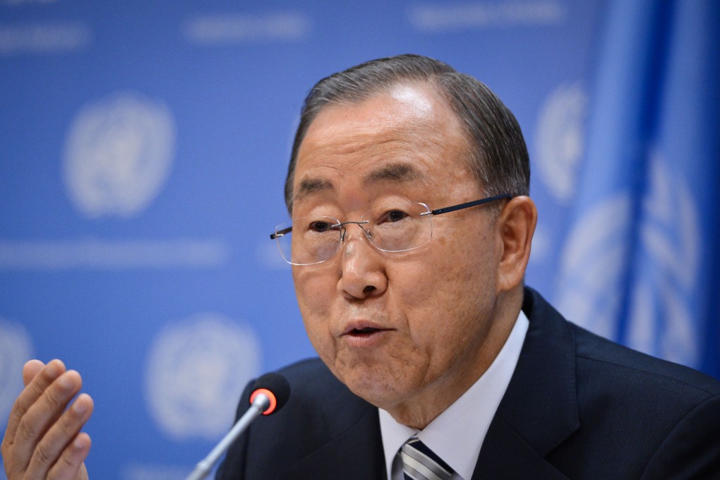 Among the high-profile participants in the main New York climate march tomorrow - which is forecast to be the "largest climate mobilisation" in history - will be UN Secretary General Ban Ki-moon, who will also host the climate summit. Photo: Xinhua