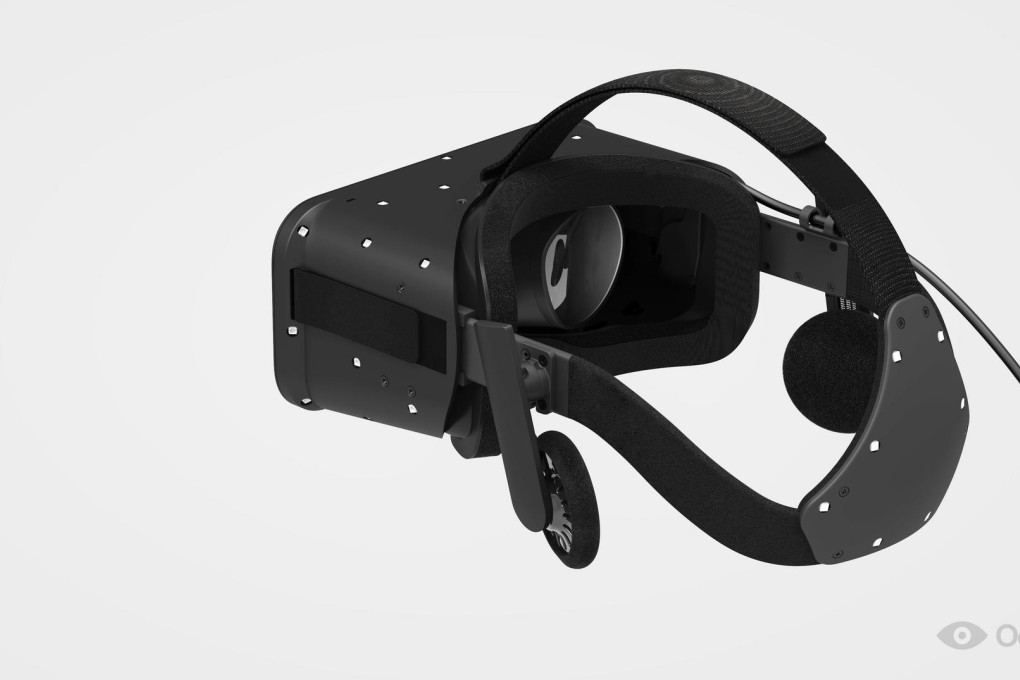 The Crescent Bay virtual reality headset by Oculus. Photo: AP