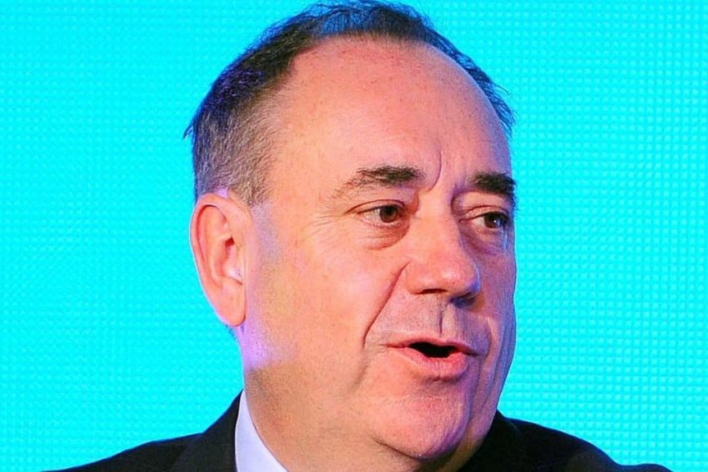Alex Salmond is stepping down as leader of the Scottish National Party. Photo: EPA