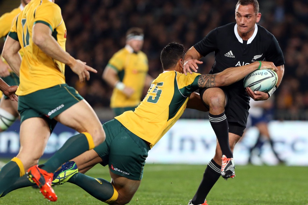 Aaron Cruden in action against Australia. Photo: AFP