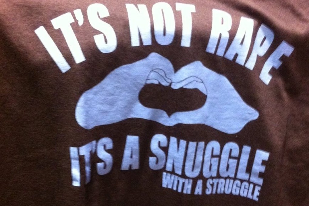 A photo of the T-shirt posted by a writer on Facebook. Photo: Karen Kunawicz