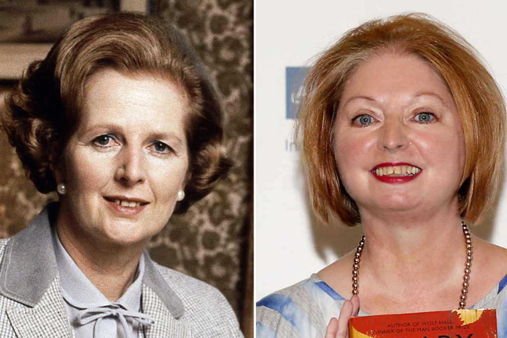 Margaret Thatcher (left) in the 1980s and Hilary Mantel. Photos: AP, AFP