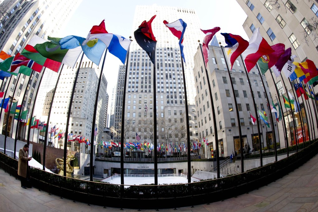 Rockefeller Center in New York. The Rockefeller family plans to divest a total of US$50 billion from fossil fuel investments. Photo: AFP