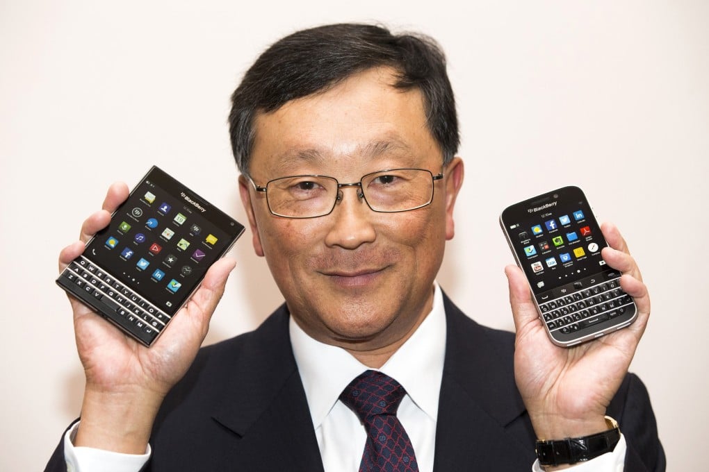 BlackBerry's chief executive John Chen must prove that new devices like the Passport are capable of generating sustainable new streams of revenue. Photo: Reuters