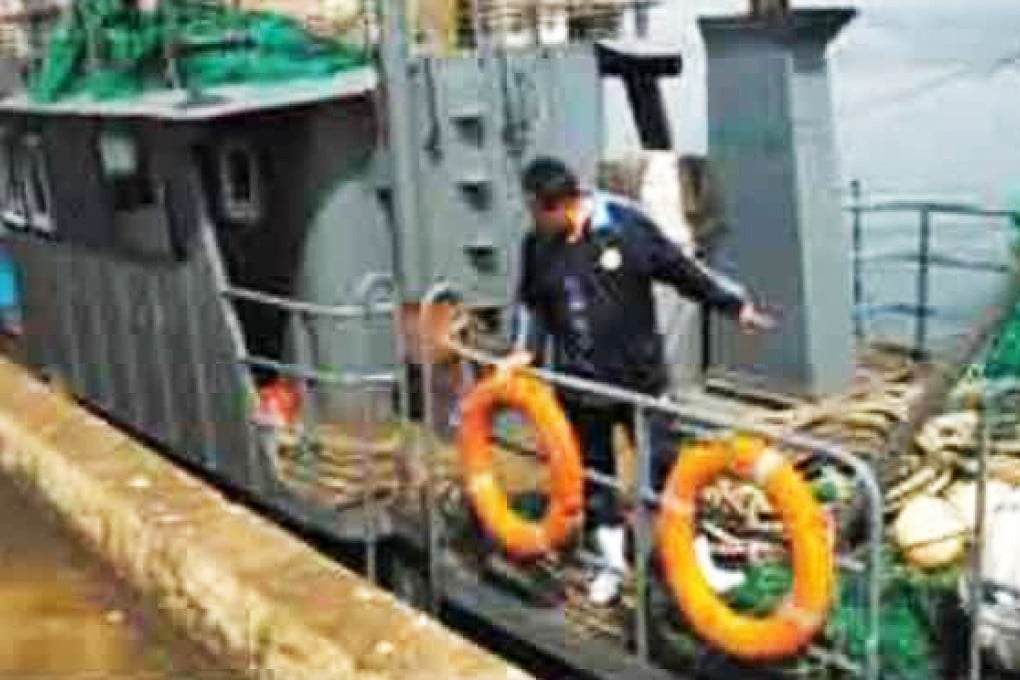 A boat from Dalian, with six crew on board, was seized by North Koreans on September 12. Photo: Screenshot via Sohu