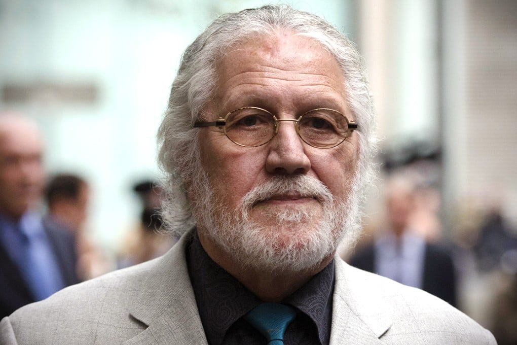 Former Radio 1 DJ, Dave Lee Travis, real name David Patrick Griffin, leaves Southwark Crown Court in London. Photo: AFP