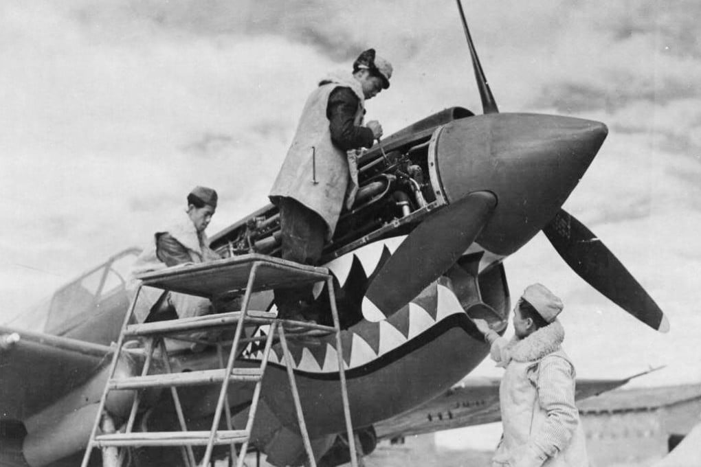 The Flying Tigers were a volunteer unit of the US military which aided China’s air force during the second world war. They were known for their shark-faced jets. Photo: SCMP Pictures
