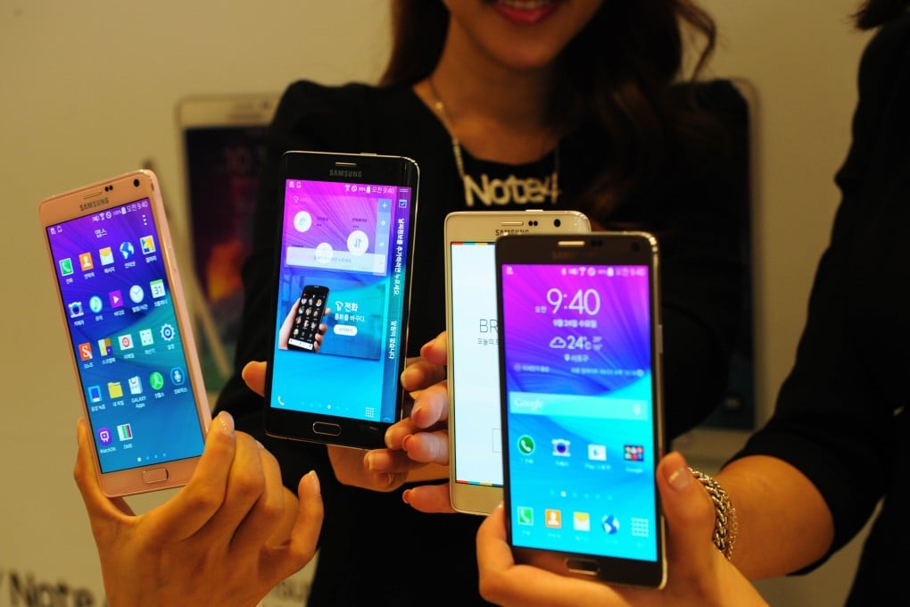 Samsung said all three South Korean mobile operators will begin Galaxy Note 4 sales on Friday. Photo: AFP