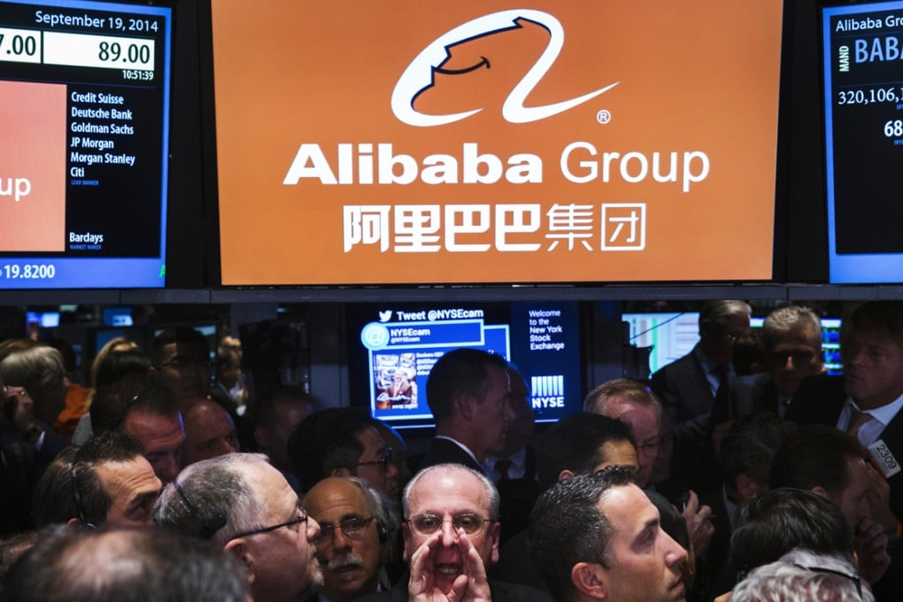 Alibaba was placed on the New York Stock Exchange valuing the company at US$250 billion. Photo: Reuters