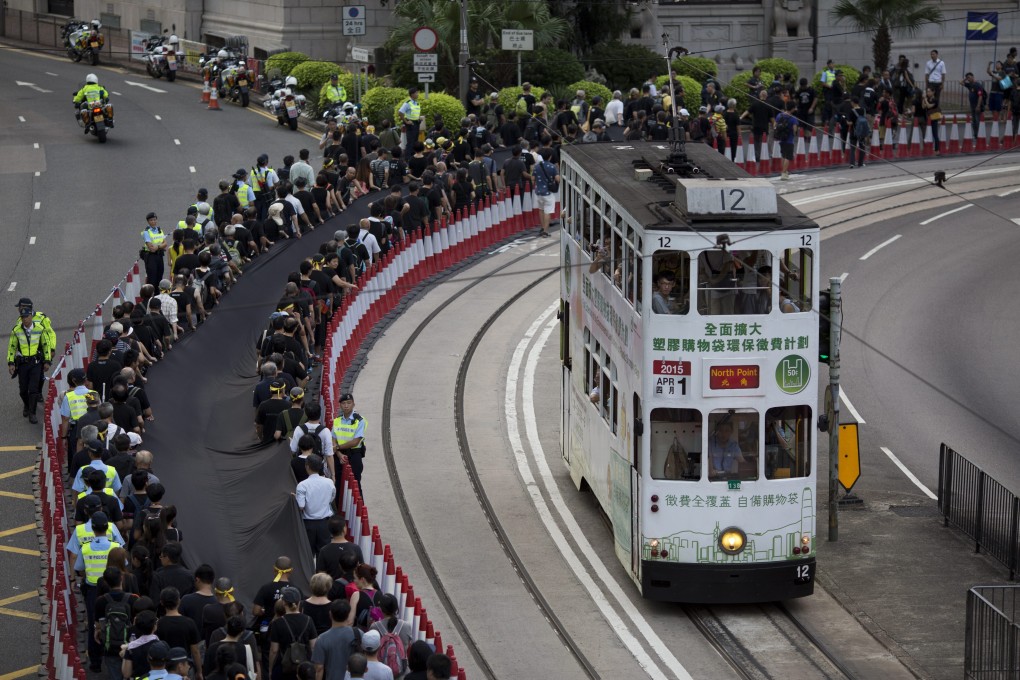 The occupation of Central may draw some global attention, but it has mainly provoked strong opposition from the business community. Photo: EPA