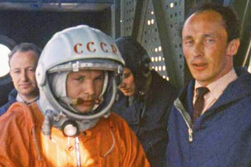 Oleg Ivanovsky with Gagarin in 1961. Photo: SCMP Pictures