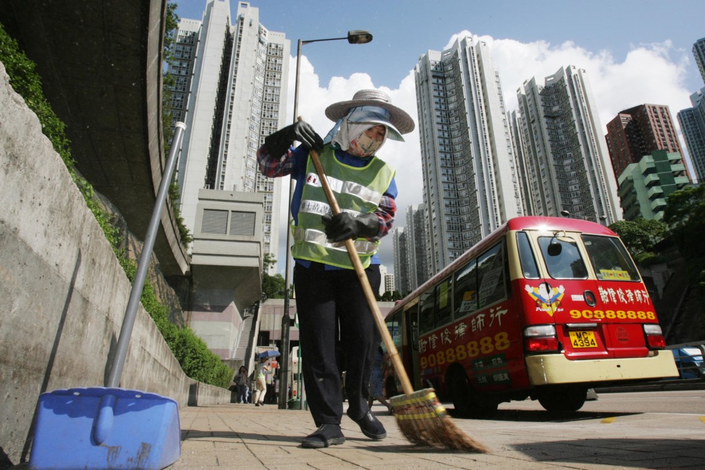 Cleaners are being denied benefits. Photo: Edward Wong