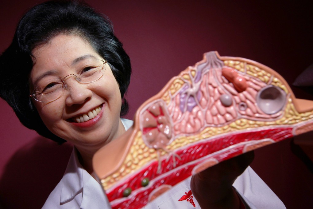 Dr Polly Cheung said women should be more aware of the disease and see a doctor promptly as the survival rate for breast cancer is high if it is dealt with early. Photo: Nora Tam