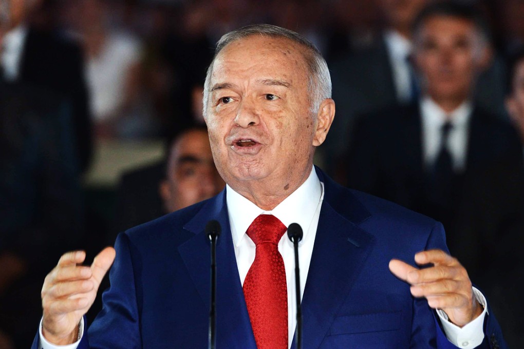 Uzbek President Islam Karimov delivers a speech during the Independence Day celebration in Tashkent, capital of Uzbekistan on August 31, 2014. Photo: Xinhua