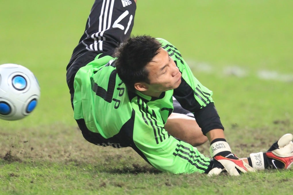Hong Kong keeper Yapp Hung-fai had to work hard to keep South Korea out of the net in their last-16 match. Photo: K.Y. Cheng