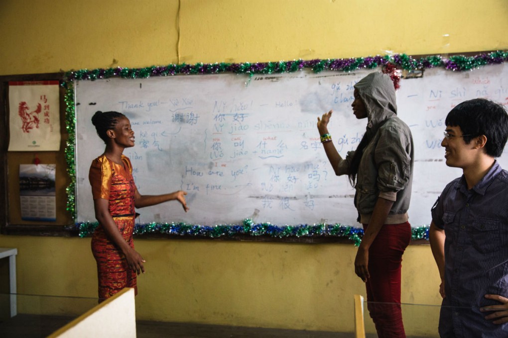 Students learn Chinese at the Confucius Institute of the University of Lagos in Nigeria. The University of Chicago said it would not renew its agreement with the institute for a second term. Photo: Xinhua
