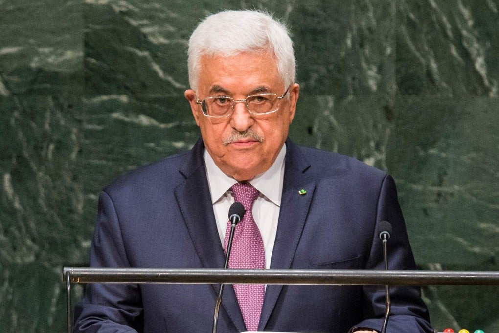 Mahmoud Abbas speaks at the UN General Assembly. Photo: AFP