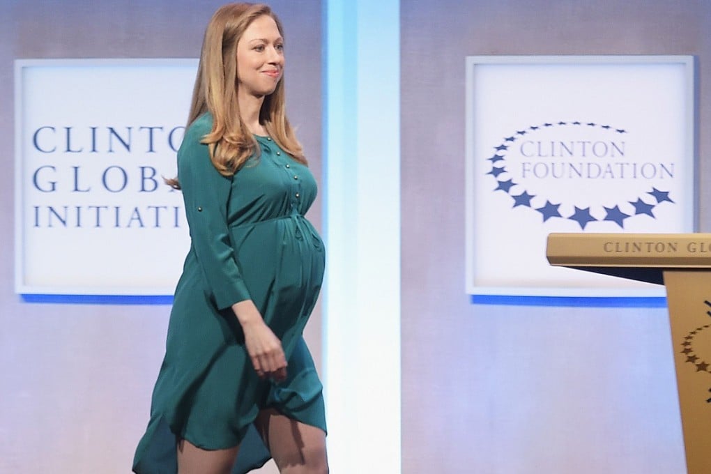 Chelsea Clinton pictured at the Clinton Global Initiative's 10th Annual Meeting in New York on Tuesday. Photo: AFP