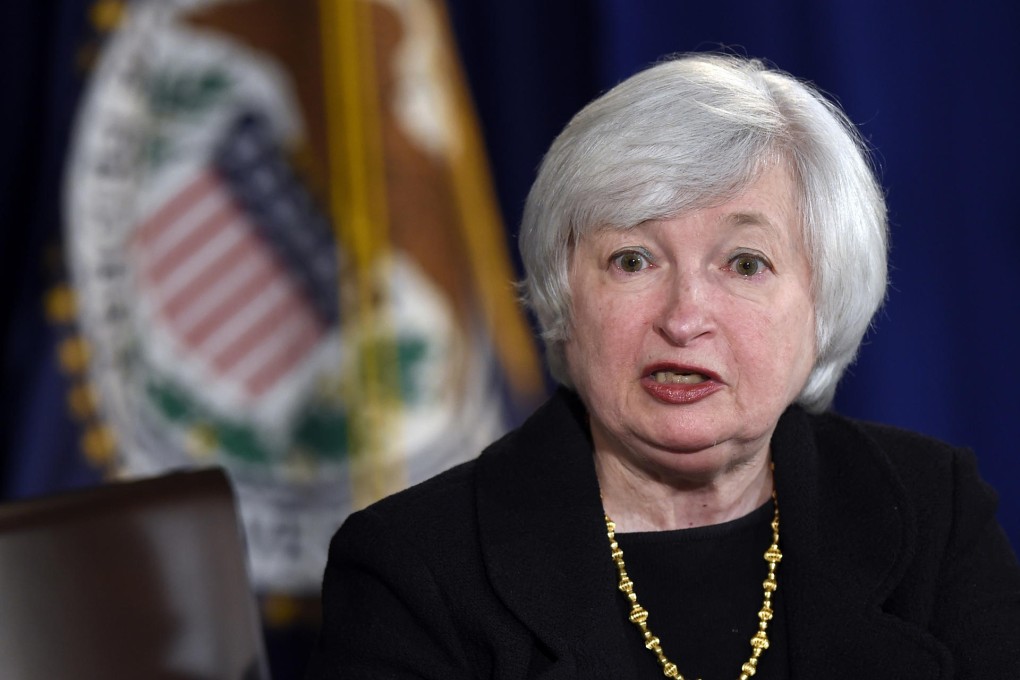 Federal Reserve chairman Janet Yellen says a pledge to keep rates low may change if the economy picks up. Photo: AP