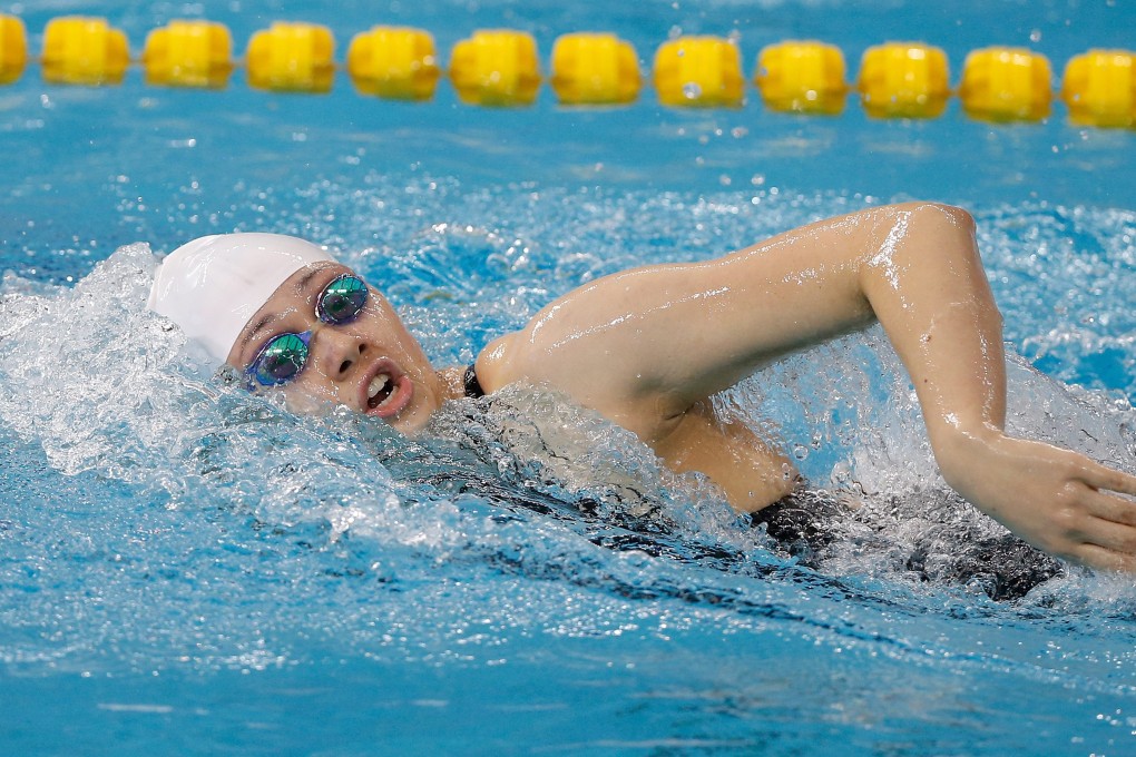 Hong Kong's Siobhan Haughey competes in the women's 200m freestyle heats at the 17th Incheon Asian Games. Photo: EPA