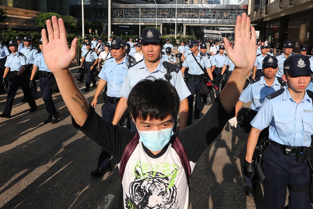 Occupy Central organisers have called for a non-violent protest. Photo: Felix Wong