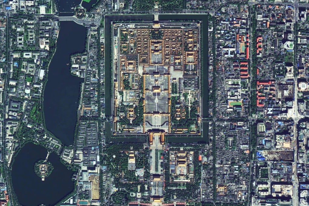 A high-definition image of Beijing featuring the Forbidden City, taken by the mainland's new satellite, Gaofen 2. Photo: SCMP Pictures