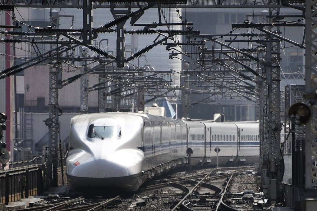 The current Shinkansen bullet train. Photo: EPA
