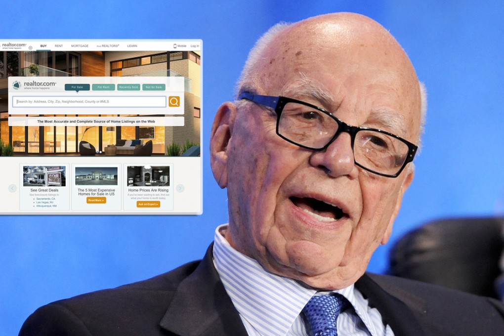 News Corp will buy 80 per cent of the realtor.com owner's shares, and REA Group, which is controlled by News Corp, will buy the remaining 20 per cent. Photo: Reuters