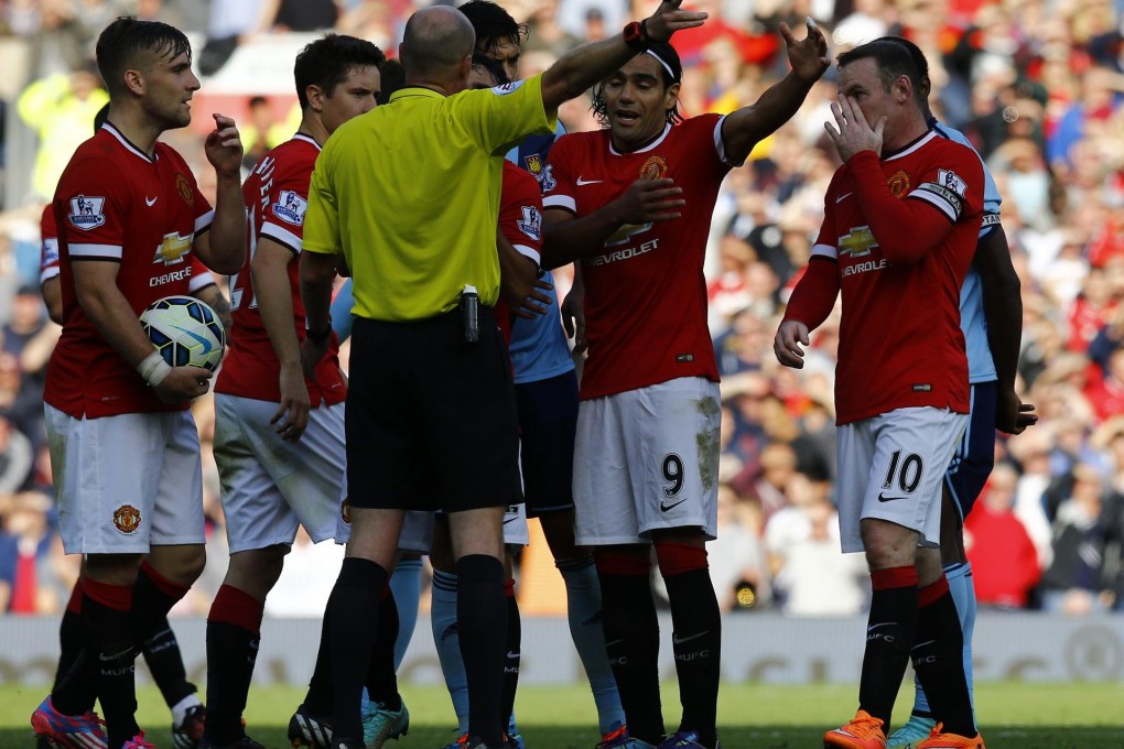 Wayne Rooney is sent off against West Ham United. Photo: Reuters
