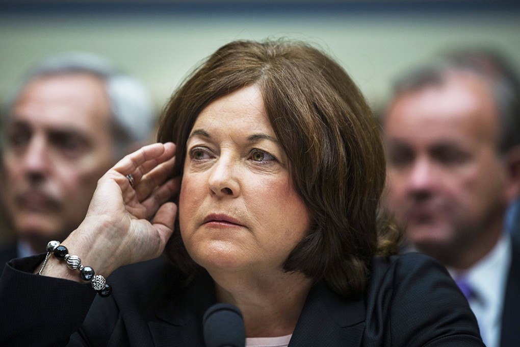 Former US Secret Service Director Julia Pierson testifies before a House Oversight and Government Reform Committee on Tuesday. Photo: EPA