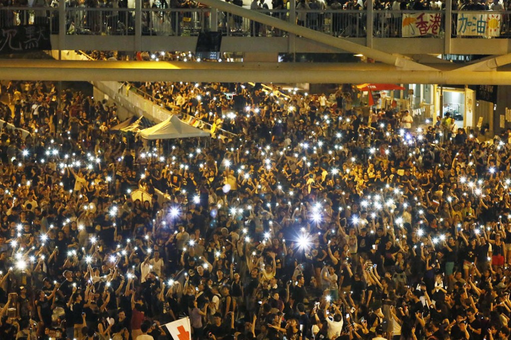 Beijing might be sensitive about what happens in Hong Kong because of the role the city has played in aiding opposition movements. Photo: EPA