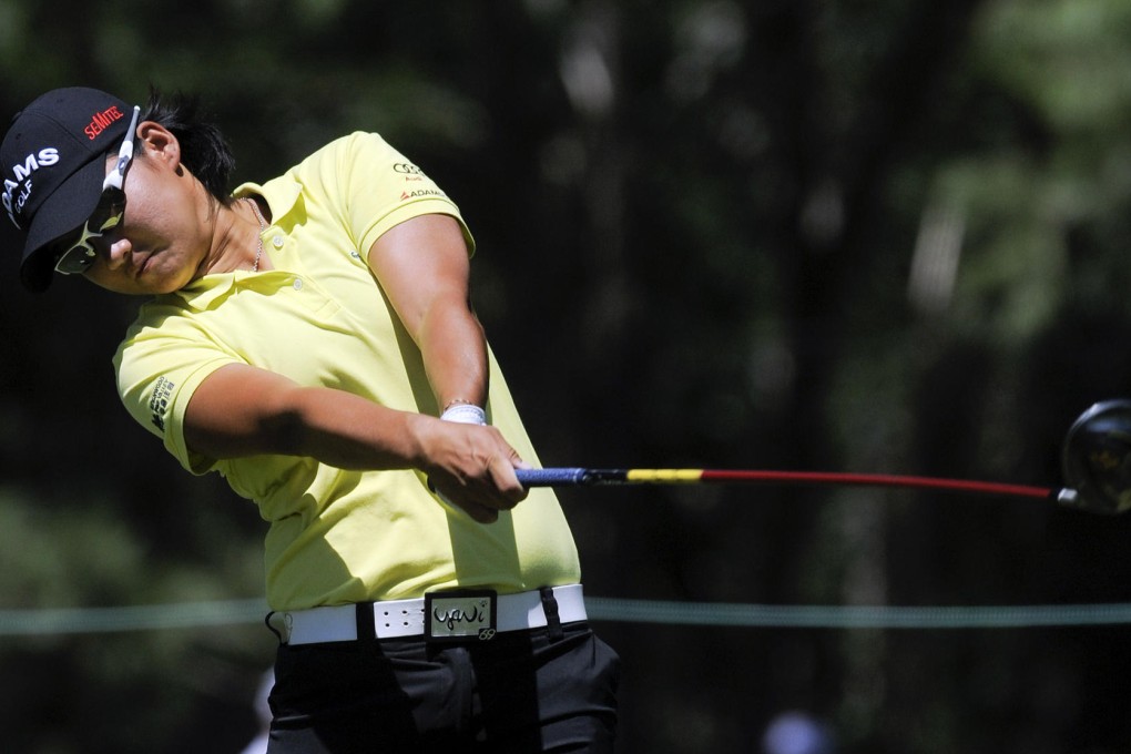 Taiwanese golfer Tseng Ya-ni is struggling to regain the form she had from 2011 to 2013, but glimpses of her best have resurfaced in Beijing. Photo: AP