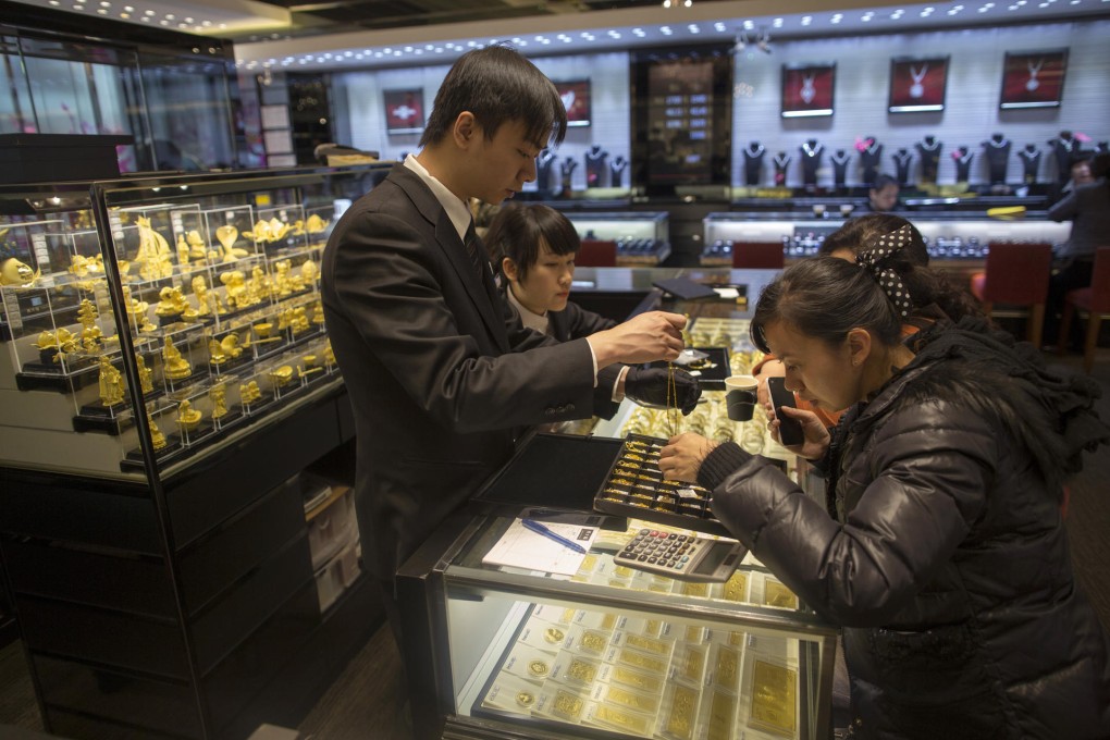Chow Tai Fook Jewellery Group was among retailers hit by the protests, with its share price falling 1.39 per cent yesterday. Photo: Bloomberg