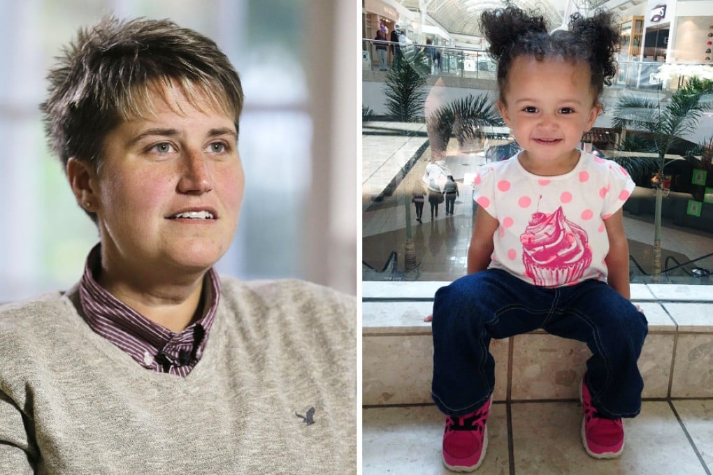 Jennifer Cramblett became pregnant with the wrong sperm. Cramblett's two-year-old daughter, Payton (right). Photos: AP