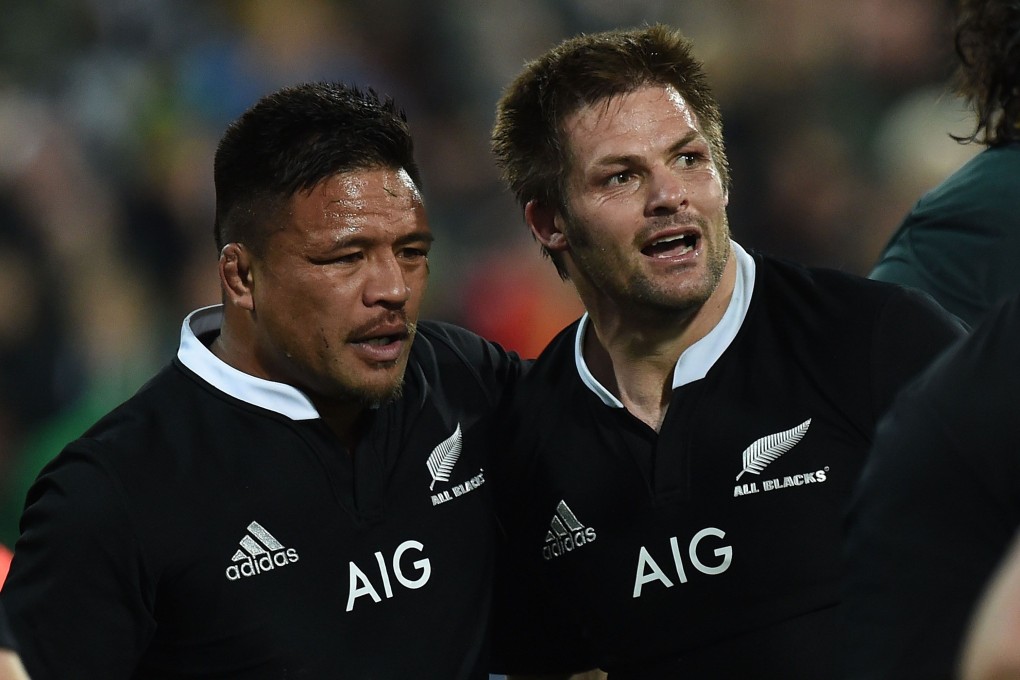 Richie McCaw (right) will make a record 134th appearance for New Zealand. Photo: AFP