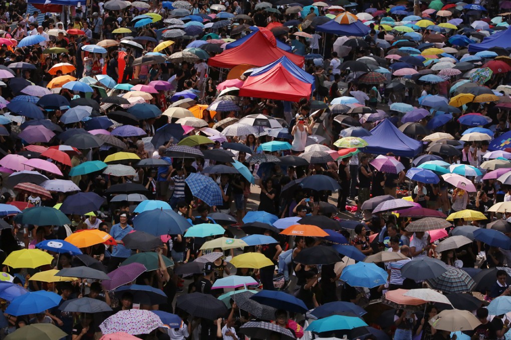 Beijing will handle the "umbrellas" as carefully as a live grenade.