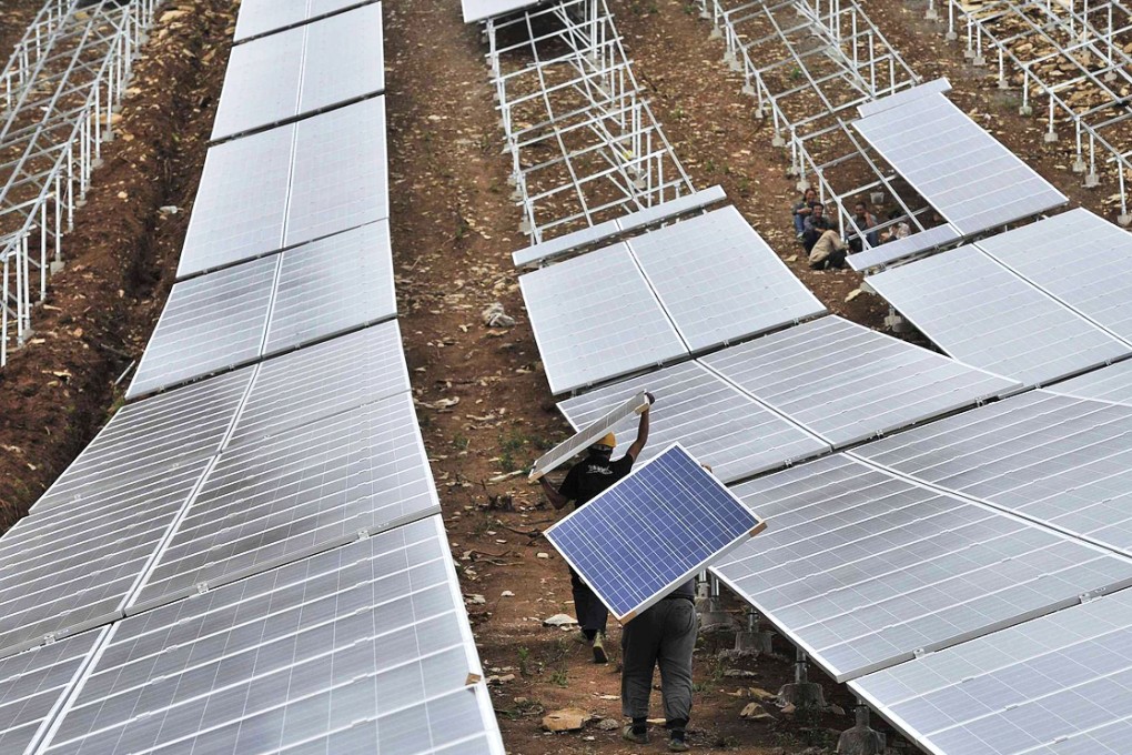 Investment in Chinese solar projects rose to US$12.2 billion in the third quarter, up from US$7.7 billion a year earlier. Photo: Reuters