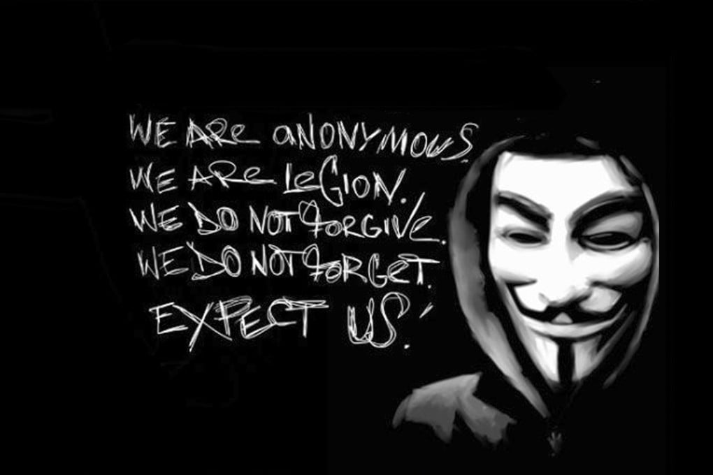 Anonymous declared cyberwar on Hong Kong on Thursday after police used tear gas on unarmed demonstrators during the Occupy protests on September 28. Photo: NYT