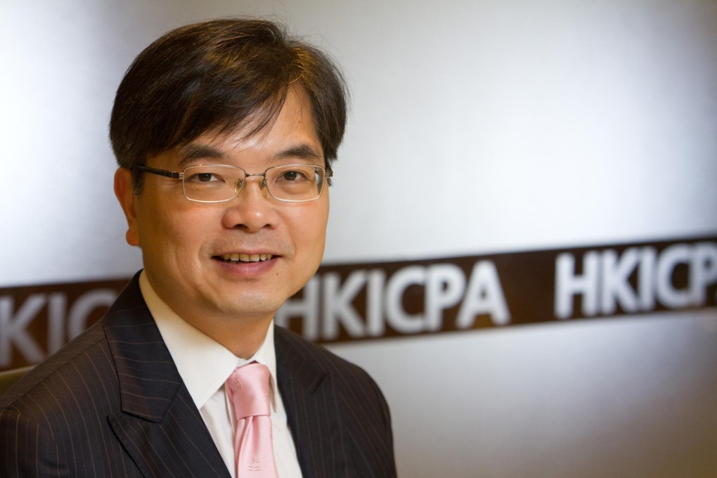 HKICPA chief executive Raphael Ding supports reform but says current proposals will not help stop corporate scandals. Photo: SCMP Pictures