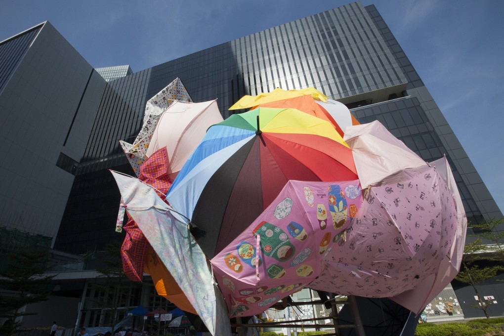 The Hong Kong protests drove home the message that universal suffrage could not be taken for granted. Photo: EPA
