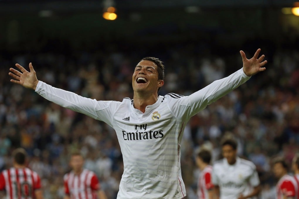 Cristiano Ronaldo celebrates one of his goals. Photo: Reuters