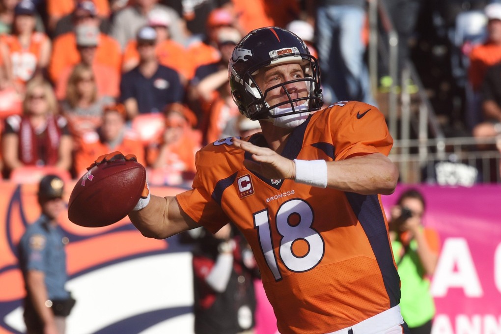 Denver Broncos quarterback Peyton Manning throws the ball during the third quarter of a game between the Denver Broncos and Arizona Cardinals on Sunday. Manning notched his 500th career touchdown pass in the game. Photo: MCT
