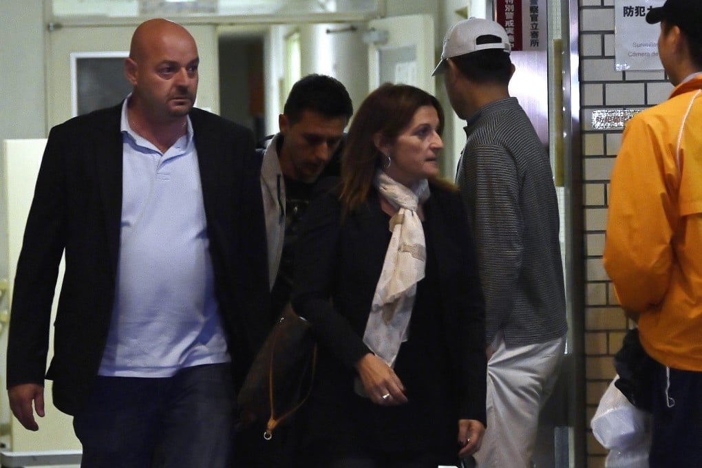 Bianchi's parents Philippe and Christine. Photo: EPA