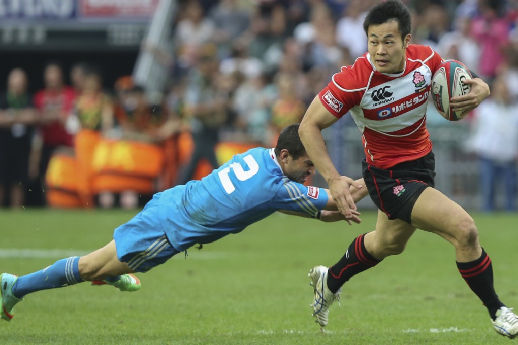 Japan's Kenki Fukuoka in action during last year's Hong Kong Sevens. Photo: KY Cheng/SCMP