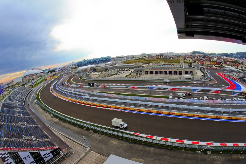 The track at Sochi for the first Russian Grand Prix. Photo: EPA