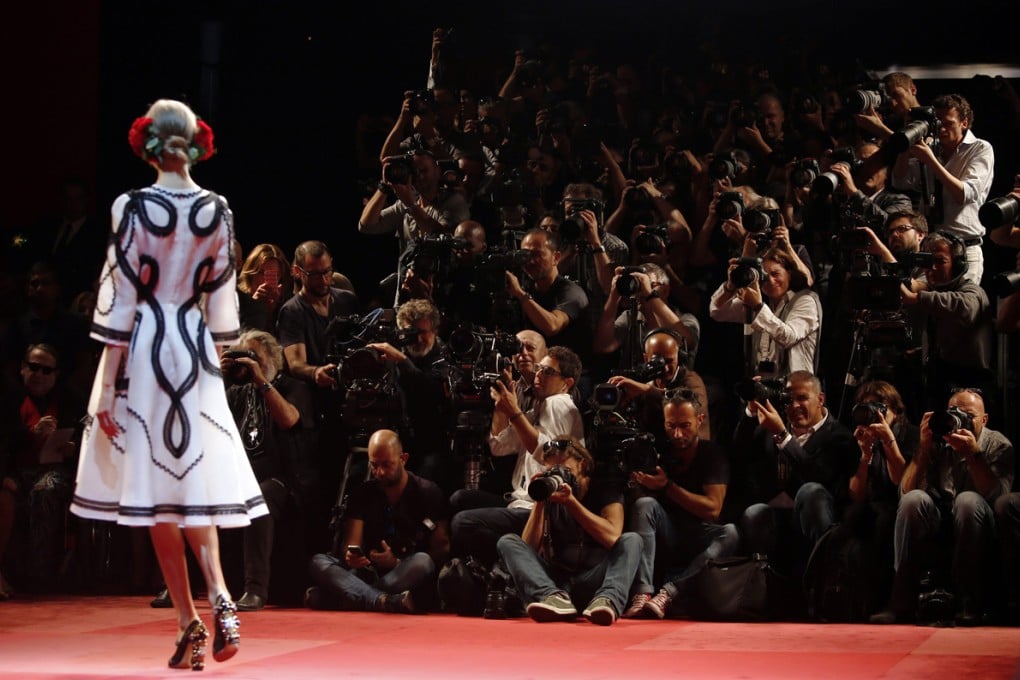 A look from Dolce & Gabbana’s spring-summer 2015 show at last month’s Milan Fashion Week. Photo: EPA; Reuters; AFP