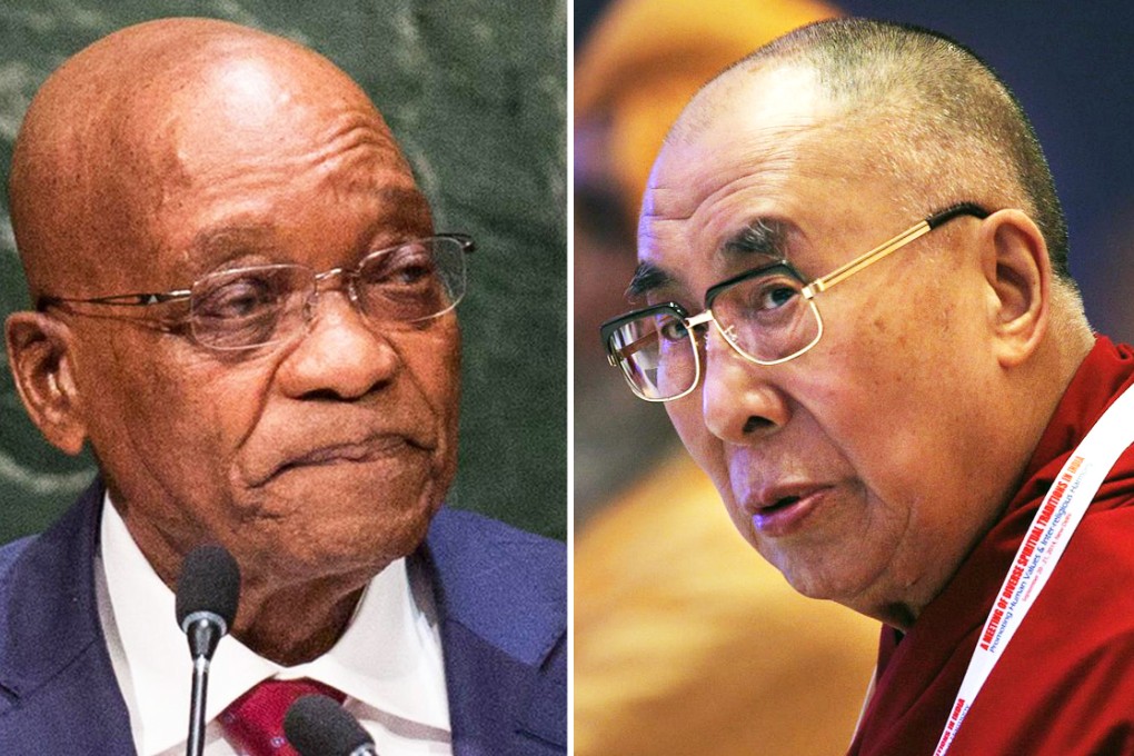 President Jacob Zuma (left) and the Dalai Lama. Photos: AP, AFP